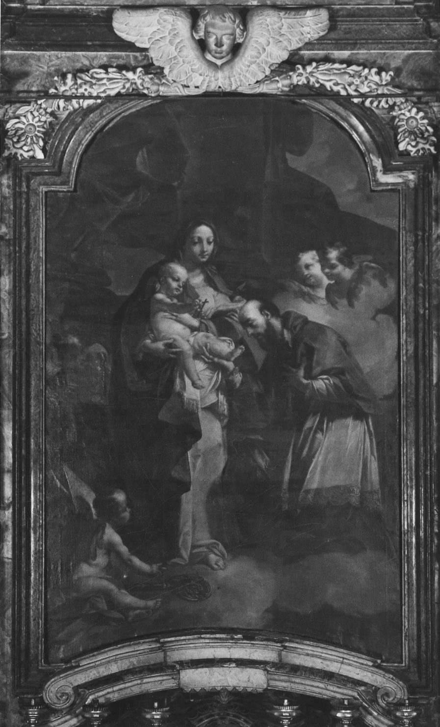Madonna col Bambino e San Francesco di Sales - Chiesa di san Filippo Neri, Chieri, Torino 1